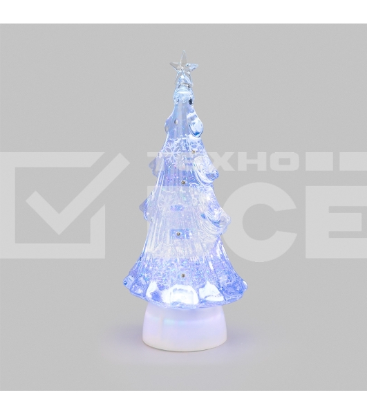 Фигура на подставке Neon-night Елочка 15x21x31 см, питание 3xАА и провод USB