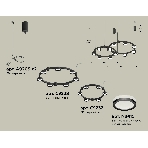 Светильник Ambrella light XR92091003/13 SBK/FR черный песок/белый матовый GX53 (A9209, C9238, C9232, N8415), фото2