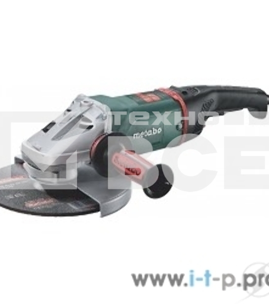 Шлифовальные машины Metabo WE 24-230 MVT 606469000 шлифмашина угловая { 2400вт, 230мм, защита,авибр,пов.рукоятка, 6600 об/мин, кейс, вес 5.8 кг }