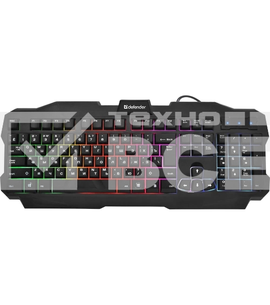 Клавиатура Defender Ultra HB-330L RU проводная, USB, чёрный