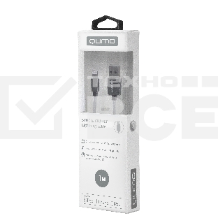 Кабель Cable Qumo MFI опл/мет 1м grey (AP300) (20718)