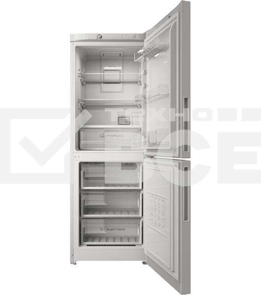 Холодильник Indesit ITR 4160 W белый двухкамерный 179/78л морозилка снизу