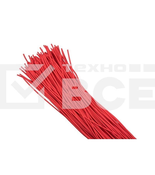 Трубка термоусадочная ТУТ нг 8/4 красн. 1м (уп.50шт) PROxima EKF tut-8-r-1m