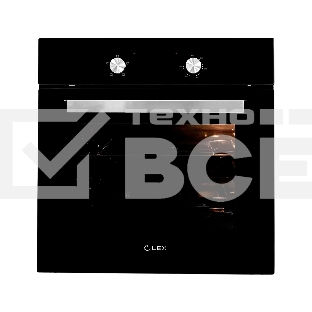 Духовой шкаф электрический LEX EDM 040 BL черный, встраиваемый