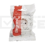 Розетка с заземлением с защитными шторками (Белая) Legrand 782220, фото4