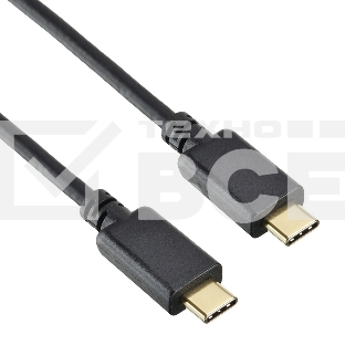 Кабель Buro PD15W USB Type-C (m) USB Type-C (m) 1м черный
