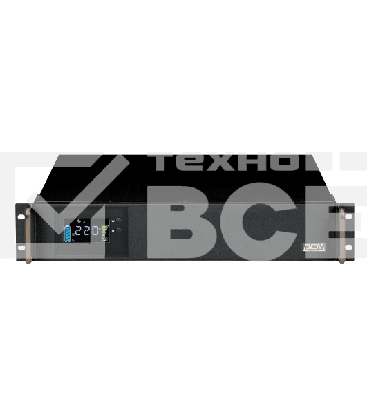 Источник бесперебойного питания Powercom King Pro RM KIN-1500AP RM 900Вт 1500ВА черный