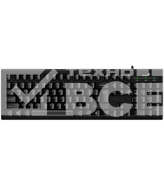 Клавиатура проводная Genius Smart KB-101, USB, черный