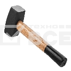 Кувалда Sparta 2000 г, кованая головка, деревянная двухцветная рукоятка, фото7