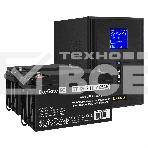 Комплект Источник бесперебойного питания EX295989RUS + батарея 65Aч EX282980RUS 2шт (инвертор, синус, для котла) ExeGate SineTower SZ-2000.LCD.AVR.3SH.1C13.USB <2000VA/1600W, чистый синусоида, LCD дисплей, AVR, 3*Schuko+1*C13, USB, линейно-интерактивный, , фото2