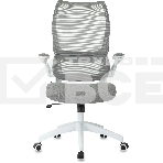 Кресло руководителя Бюрократ Sigma WH 1 серый, сетка/ткань, крестов. пластик, пластик белый, фото23