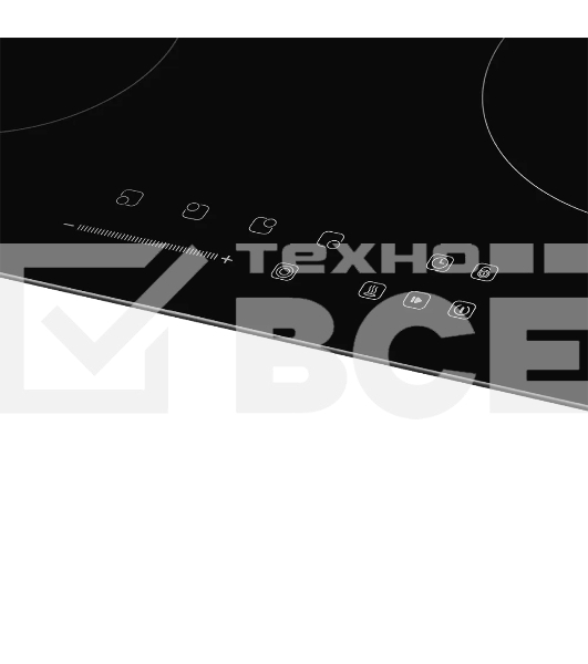 Встраиваемая электрическая панель Kuppersberg ECS 630 60 см, электрическая, 4 конфорки, черный цвет