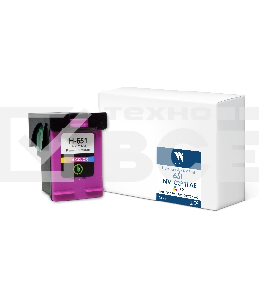 Картридж струйный NVPrint 651 (NV-C2P11AE) Color для HP DJA 5575/5645, OJ 252/202 (18 мл) совместимый