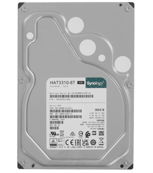 Жесткий диск SATA 8TB 7200RPM HAT3320-8T SYNOLOGY