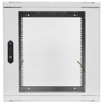 Шкаф настенный ЦМО ШРН-12.650 12U 600x650мм пер.дв.стекл несъемные бок.пан. 50кг серый, фото19