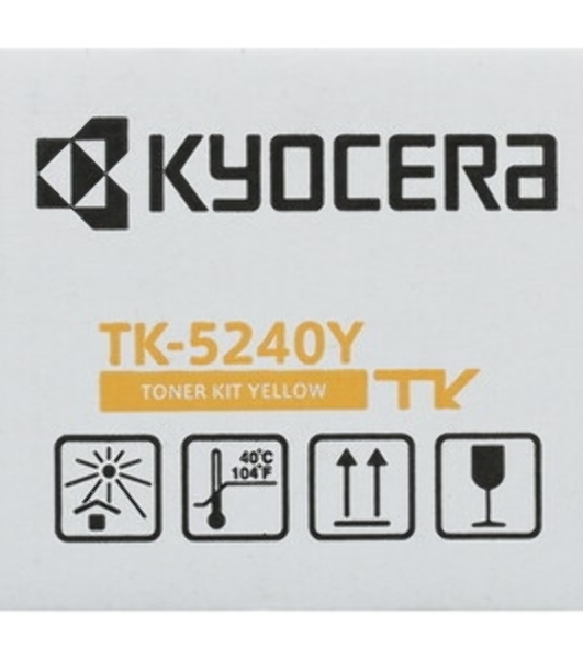 Картридж лазерный Kyocera TK-5240Y (1T02R7ANL0) желтый для P5026cdn/cdw, M5526cdn/cdw 3000 стр.