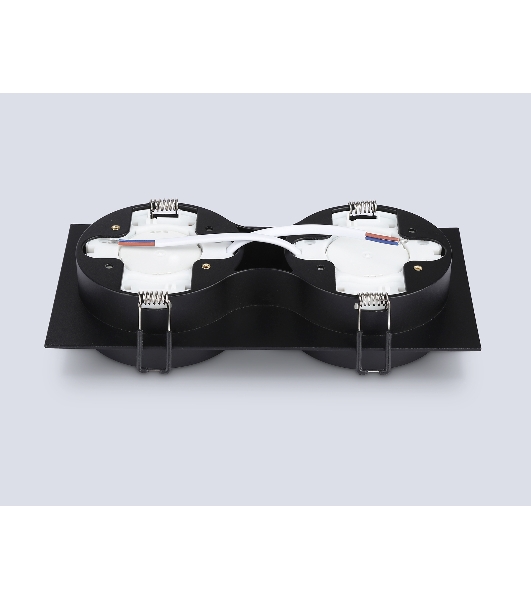 Светильник Ambrella light TN6712/2 BK черный IP44 GX53/2 max 15W 210*105*45