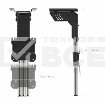 Потолочный кронштейн ONKRON CR1S для телевизора 10”- 40
