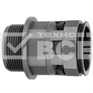 Переходник труба-коробка DN 23мм М25х1.5 полиамид черн. IP66 ДКС PAM23M25N