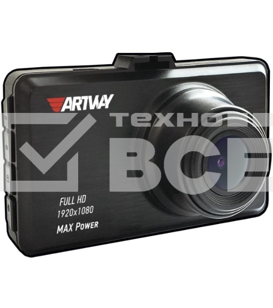 Видеорегистратор Artway AV-400 Max Power черный 1080x1920 1080i 170гр.