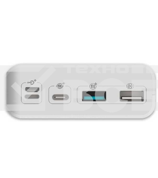 Мобильный аккумулятор Romoss PHP30 Pro (Sense 8P+) Li-Pol 30000mAh 3A+2.1A белый 2xUSB