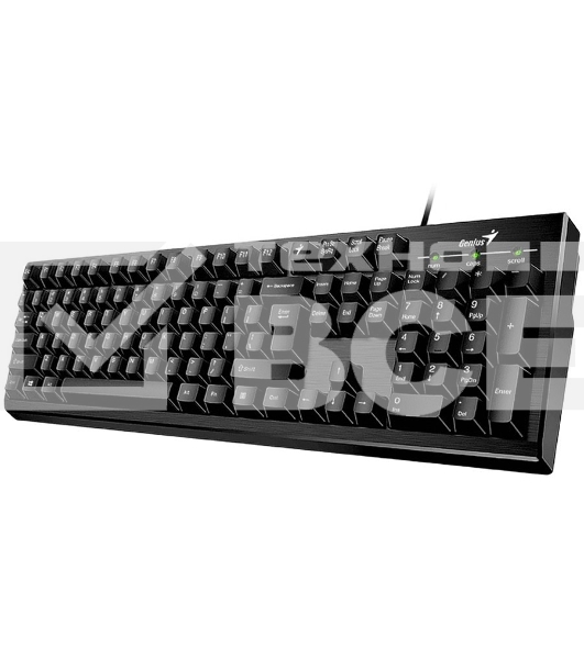 Клавиатура проводная Genius Smart KB-101, USB, черный