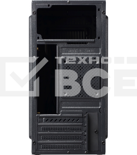 Компьютерный корпус Accord ACC-261B черный без БП mATX 1x80mm 1x92mm 2x120mm 2xUSB2.0 1xUSB3.0 audio