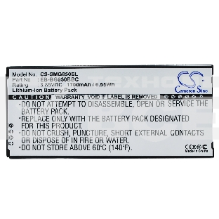 Аккумулятор CameronSinoCS-SMG850SL для Samsung Alpha SM-G850 3.85V / 1700mAh / 6.55Wh