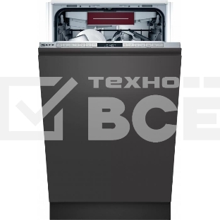 Встраиваемая посудомоечная машина NEFF S855EMX16E, серебристый, 44.8 см, 10 компл., 44 дБ, класс A