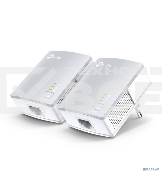 Сетевой адаптер TP-Link TL-PA4010KIT AV600 Nano Powerline Ethernet Adapter Starter Kit, Ultra Compact Size, 500Mbps Powerline Datarate,10/100Mbps Fast Ethernet, HomePlug AV, Green Powerline,Plug and Play, Twin Pa