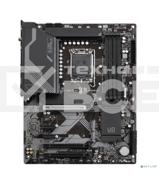 Материнская плата Gigabyte Z790 UD AX (V1.1/V1.2), LGA 1700, Intel Z790, 4xDDR5, 6xSATA, 3xM.2, 1xPCIe 5.0 x16, 1xPCIe 4.0 x4, 1xPCIe 3.0 x1, 1xHDMI, 1xDP, 1x 2.5Gb LAN, 4xUSB-A 2.0, 4xUSB-A 3.2 Gen 1, 1xUSB-A 3.2 Gen 2, 1xUSB-C 3.2 Gen 2x2, 7.1, ATX