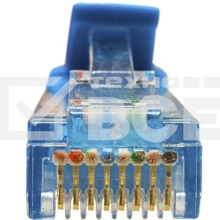Патч-корд Suprlan 10-0149 UTP RJ-45 вил.-вилка RJ-45 кат.5E 3м синий LSZH 24AWG