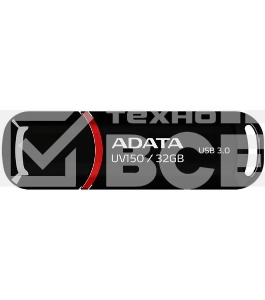 Флеш диск ADATA Flash Drive 32Gb UV150 AUV150-32G-RBK {USB3.0, Black}
