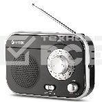 Радиоприемник Vitek VT-3593 (BK) Выходная мощность 1 вт. Динамики 1.Тип батареек UM-2/C, фото2