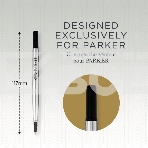 Стержень роллер Parker Quink Z01 (CW1950321) F 0.5мм черные чернила блистер, фото4
