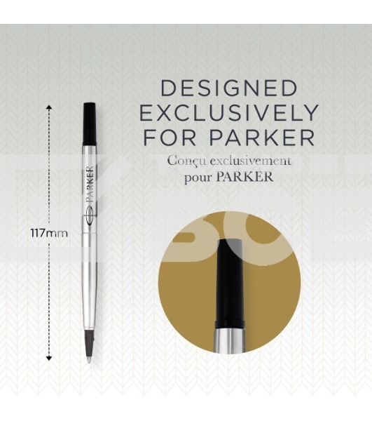 Стержень роллер Parker Quink Z01 (CW1950321) F 0.5мм черные чернила блистер