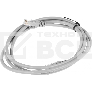 Патч-корд Premier NA102-UTP-C6-2M 10Гбит/с UTP 4 пары cat.6 CCA molded 2м серый RJ-45 (m)-RJ-45 (m)