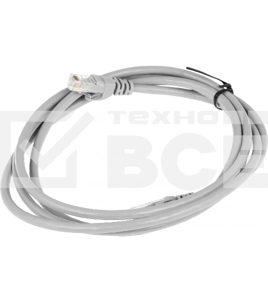 Патч-корд Premier NA102-UTP-C6-2M 10Гбит/с UTP 4 пары cat.6 CCA molded 2м серый RJ-45 (m)-RJ-45 (m)