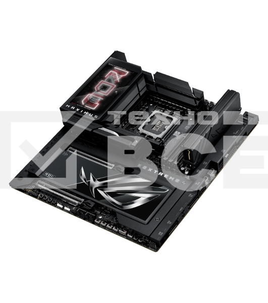 Материнская плата ASUS ROG MAXIMUS Z890 EXTREME, LGA 1851, Intel Z890, 4xDDR5, 4xSATA, 4xM.2, 1xPCI-E 5.0 x16, 1xPCI-E 5.0 x8, 1xHDMI, 2xUSB-C, 2x 10Gb LAN, 5xUSB-A 3.2 Gen 2, 1xUSB-C 3.2 Gen 2x2, 2xUSB-C Thunderbolt 5, 2x3.5 мм, 7.1, E-ATX