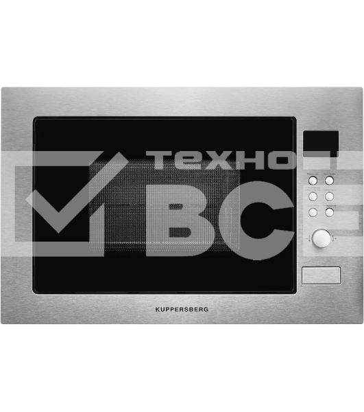 Встраиваемая микроволновая печь Kuppersberg HMW 635 X 25 л, High-Tech, 900 Вт, нерж. сталь