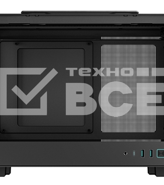 Компьютерный корпус Deepcool CH160 MESH без БП, черный, MINI-ITX