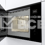 Встраиваемая микроволновая печь Gorenje BM201SG3BG, 20 л, 5 уровней мощности, 8 автопрограмм, сенсорное управление, дисплей, гриль, поворотный стол, AquaClean, автоменю черный, фото9
