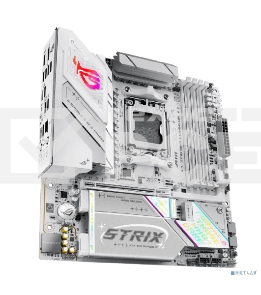 Материнская плата Asus ROG STRIX B850-G GAMING WIFI, AM5, AMD B850, 4xDDR5, 2xSATA, 4xM.2, 1xPCIe 5.0 x16, 1xHDMI, 1xDP, 1x2.5Gb LAN, Wi-Fi 7, Bluetooth 5.4, 1xUSB-C 20Gbps, 1xUSB-C 10Gbps, 2xUSB-A 10Gbps, 4xUSB-A 5Gbps, 2xUSB-A 2.0, 2x3.5 мм, 7.1, mATX