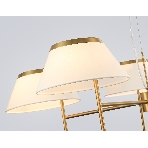 Люстра Ambrella light LH72473/5 BS/WH латунь/белый Е14/5 max 40W D1000*290-1080, фото5