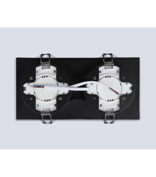 Светильник Ambrella light TN6712/2 BK черный IP44 GX53/2 max 15W 210*105*45