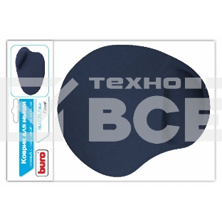 Коврик BU-GEL/blue Коврик для мыши гелевый, голубой, 230х205х25, BURO