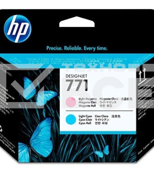 Картридж струйный HP CE019A светло-голубой/светло-пурпурный печатающая головка для HP DJ Z6200