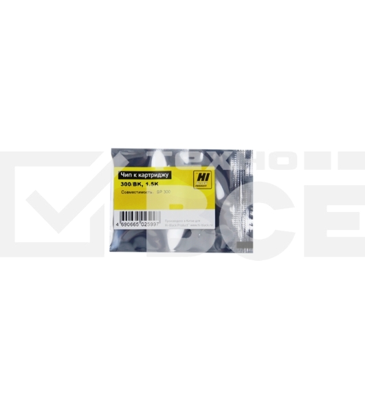 Чип Hi-Black к картриджу Ricoh Aficio SP 300 (406956), Bk, 1,5K