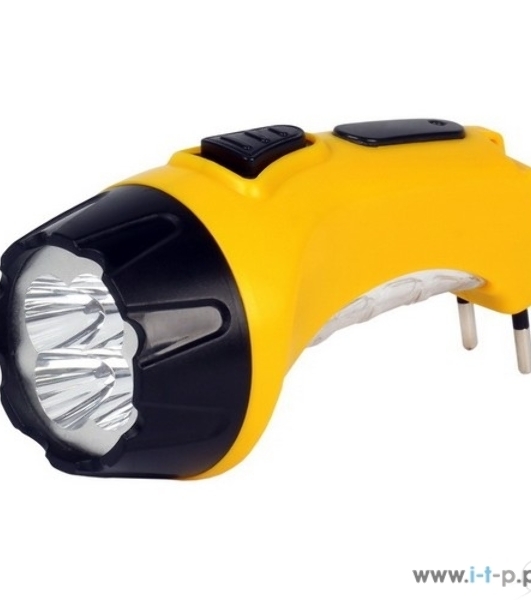 Аккумуляторный Светодиодный фонарь Smartbuy SBF-88-Y 7+8 LED с прямой зарядкой желтый