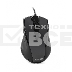 Мышь проводная A4Tech N-500FS черный, 1200 dpi, USB, кнопки - 4, фото 1